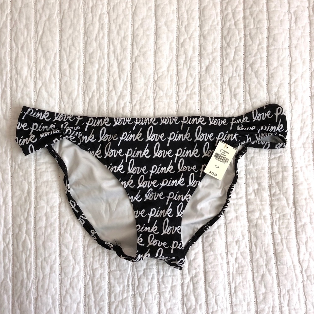 NWT VS PINK Script Bikini Bottoms